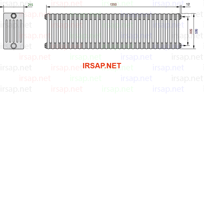 Радиатор IRSAP Tesi 60565/30 T02 CL 01